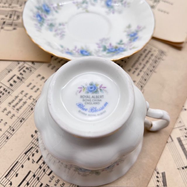 Чайная пара Royal Albert Blue Blossom 200 мл Англия