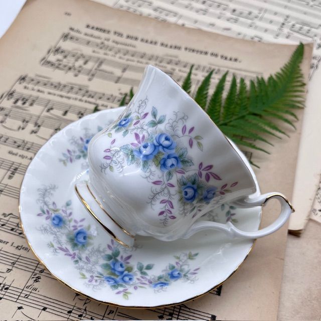 Чайная пара Royal Albert Blue Blossom 200 мл Англия