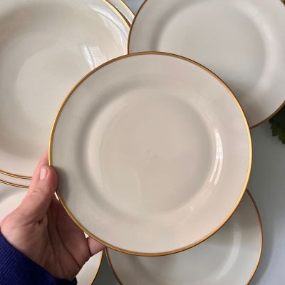 Тарелка Tirschenreuth Bavaria золочение 19 см Германия