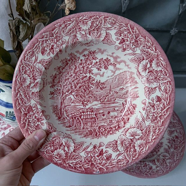 Тарелка глубокая English Ironstone Company (EIT) 22 см Англия 