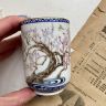 Чашка Franklin porcelain Япония 1985 г 150 мл Вишневое дерево