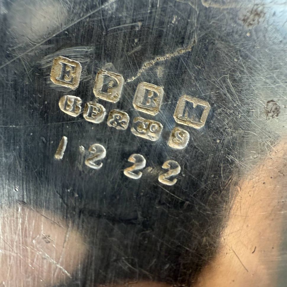 Чайник 1,2 л серебрение Англия 