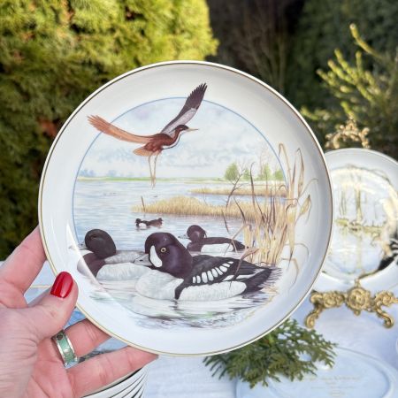 Тарелка Arzberg Birds of the Country Year Октябрь 17 см фарфор Германия