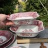 Салатник Spode Pink Camilla 23 см фарфор Англия 