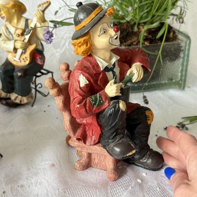 Статуэтка фигурка Клоун в антракте Gilde 20 см Германия 1970-е г.г.