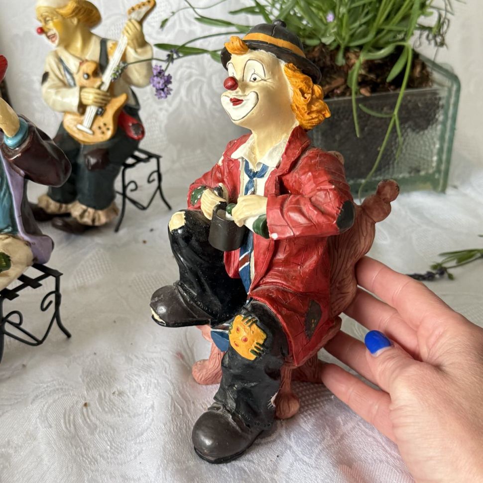 Статуэтка фигурка Клоун в антракте Gilde 20 см Германия 1970-е г.г.