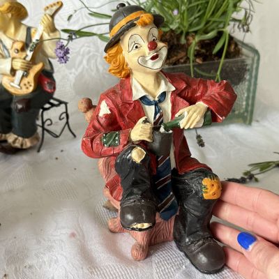 Статуэтка фигурка Клоун в антракте Gilde 20 см Германия 1970-е г.г.