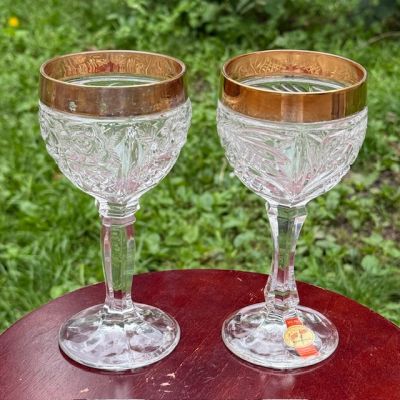 Бокал Две розы набор 2 шт. 200 мл хрусталь Германия