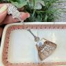 Ложка совок сюжетная 12 см серебрение Голландия
