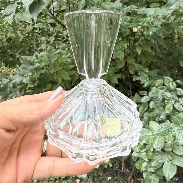 Шкатулка икорница Echt. Bleikristall 13 см Германия