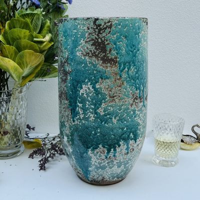 Ваза 34 см керамика ручная роспись