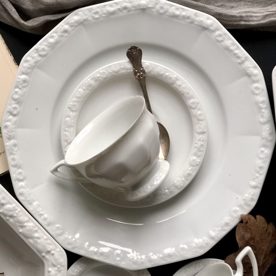 Тарелка Rosenthal Maria белый 20 см Германия 