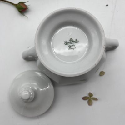 Сахарница Rosenthal Classic Rose зеленый орнамент 15 см Германия