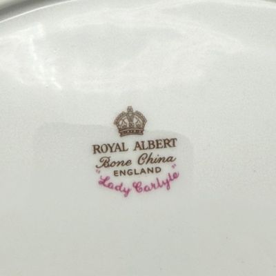 Блюдо сахарница молочник Royal Albert Lady Carlyle набор 3 предмета Англия 