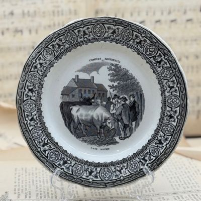 Тарелка Gien Comices Regionaux 20 см Франция  