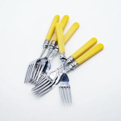 Вилка для рыбы с бакелитовой ручкой хромирование