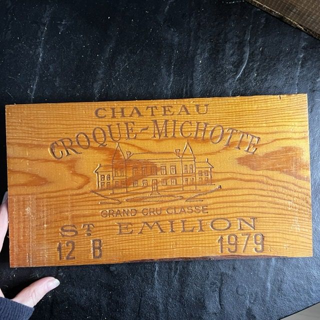 Доска фронтальная от винного ящика 17х31 см 1979