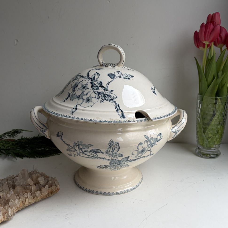 Супница террин Petrus Regout&Co Maastricht 1880 г Голландия