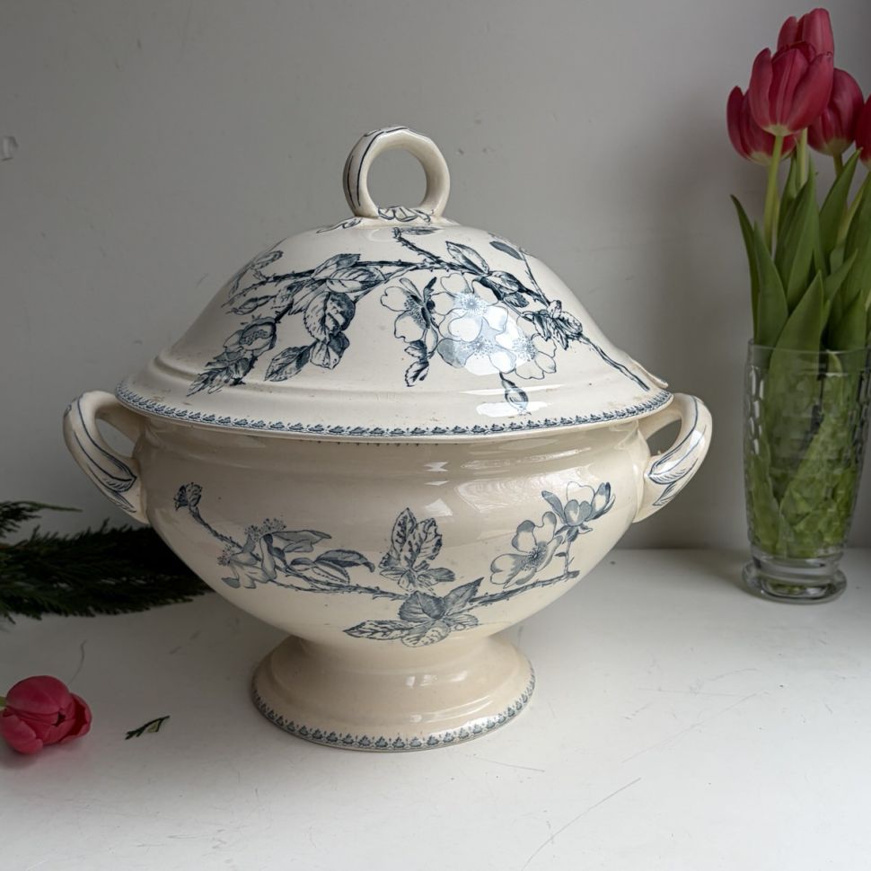 Супница террин Petrus Regout&Co Maastricht 1880 г Голландия