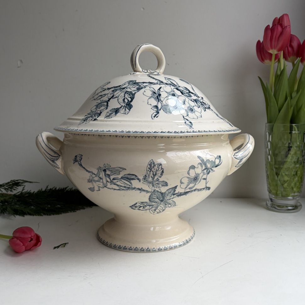 Супница террин Petrus Regout&Co Maastricht 1880 г Голландия