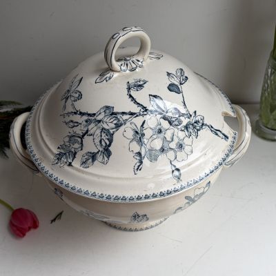 Супница террин Petrus Regout&Co Maastricht 1880 г Голландия