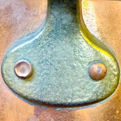 ​Ковш с ручкой 3 л Франция медь латунь