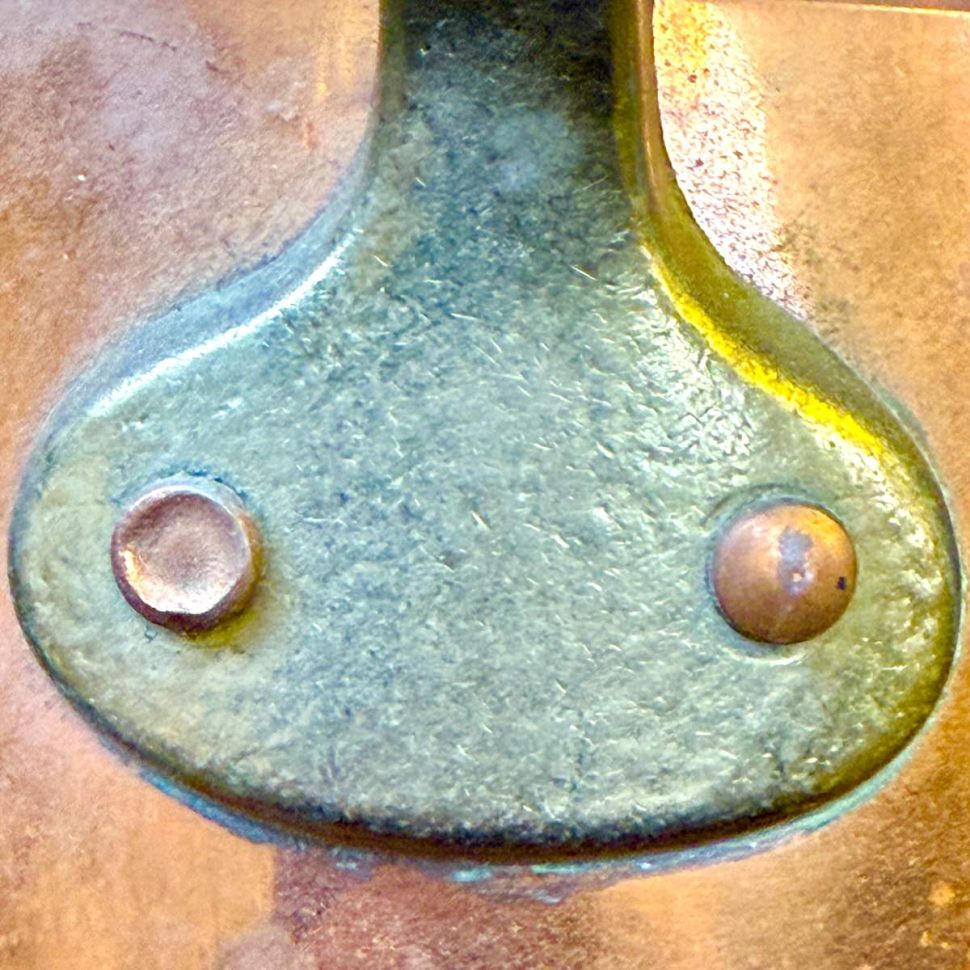 ​Ковш с ручкой 3 л Франция медь латунь