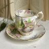 Кофейная пара Royal Albert Kentish Rockery 130 мл 1950 гг