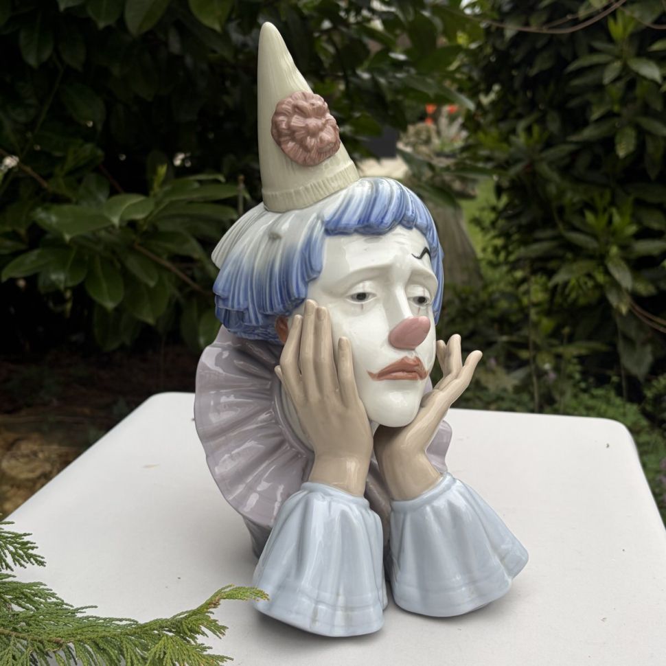 Статуэтка Lladro Грустный Клоун 30 см Испания