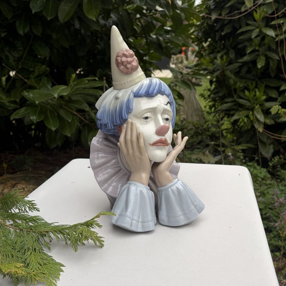 Статуэтка Lladro Грустный Клоун 30 см Испания