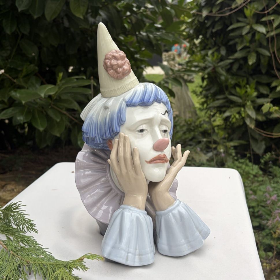 Статуэтка Lladro Грустный Клоун 30 см Испания