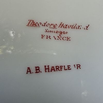 Блюдо Haviland Limoges 36 см фарфор Франция