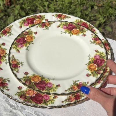Тарелка для завтрака Royal Albert Old Country Roses 21 см Англия