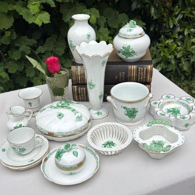 Миска с ажурным краем сухарница Herend Apponyi Chinese Bouquet предзаказ