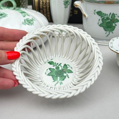 Миска с ажурным краем сухарница Herend Apponyi Chinese Bouquet предзаказ