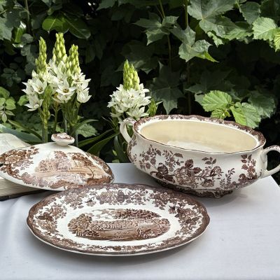 Блюдо Palissy Avon Scenes 30 см  Англия  