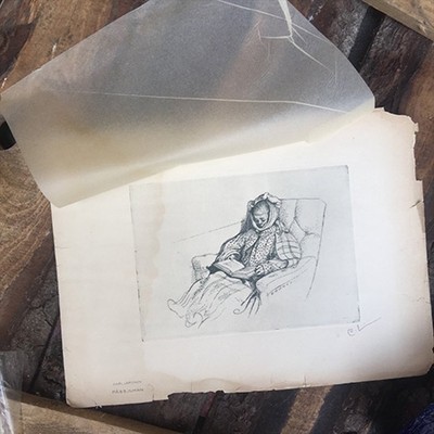 Репродукция графики Карла Ларсона, 20-е гг.