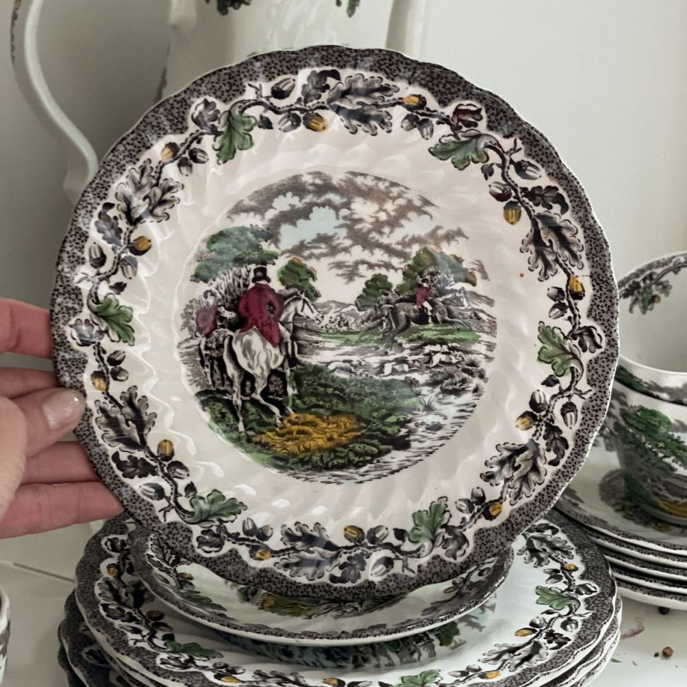 Тарелка Myotts Country Life 20 см Англия