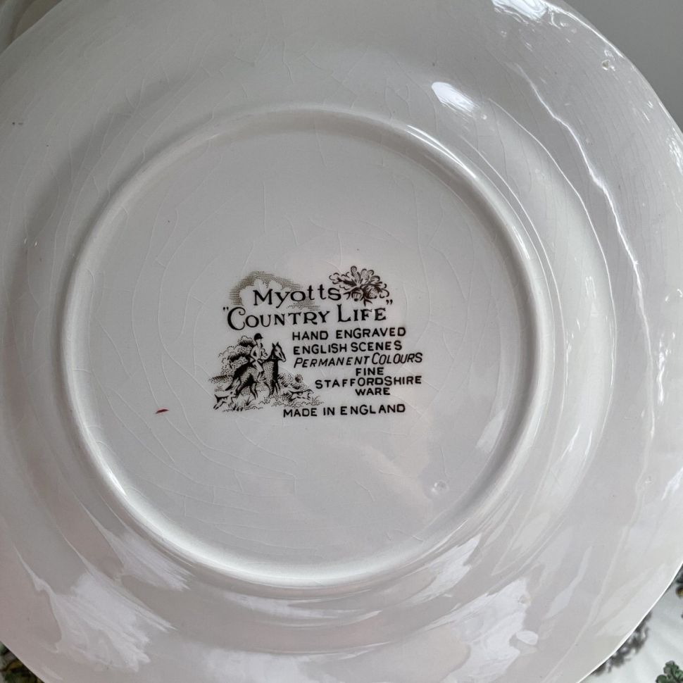 Тарелка Myotts Country Life 20 см Англия