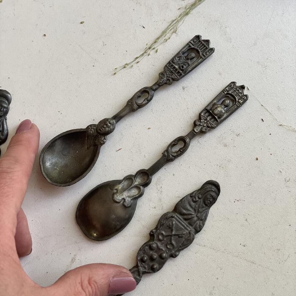 Ложка чайная 12 см олово