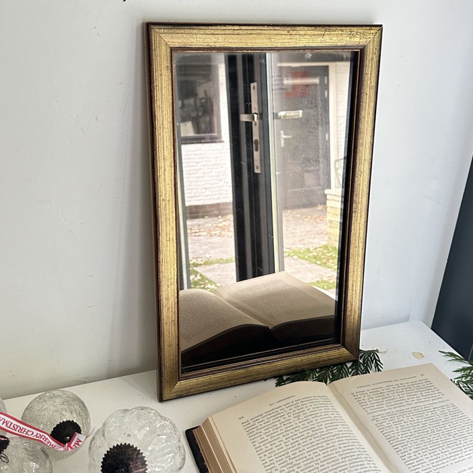 Зеркало в деревянной раме 29х45 см Нидерланды