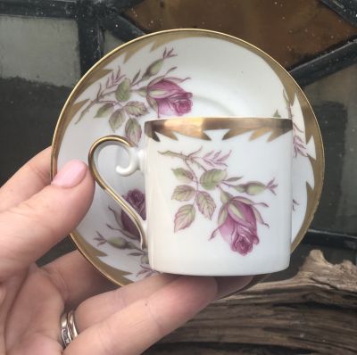 Чашка без блюдца Hackefors Швеция Роза