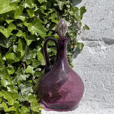 Графин 26 см марганец хрусталь