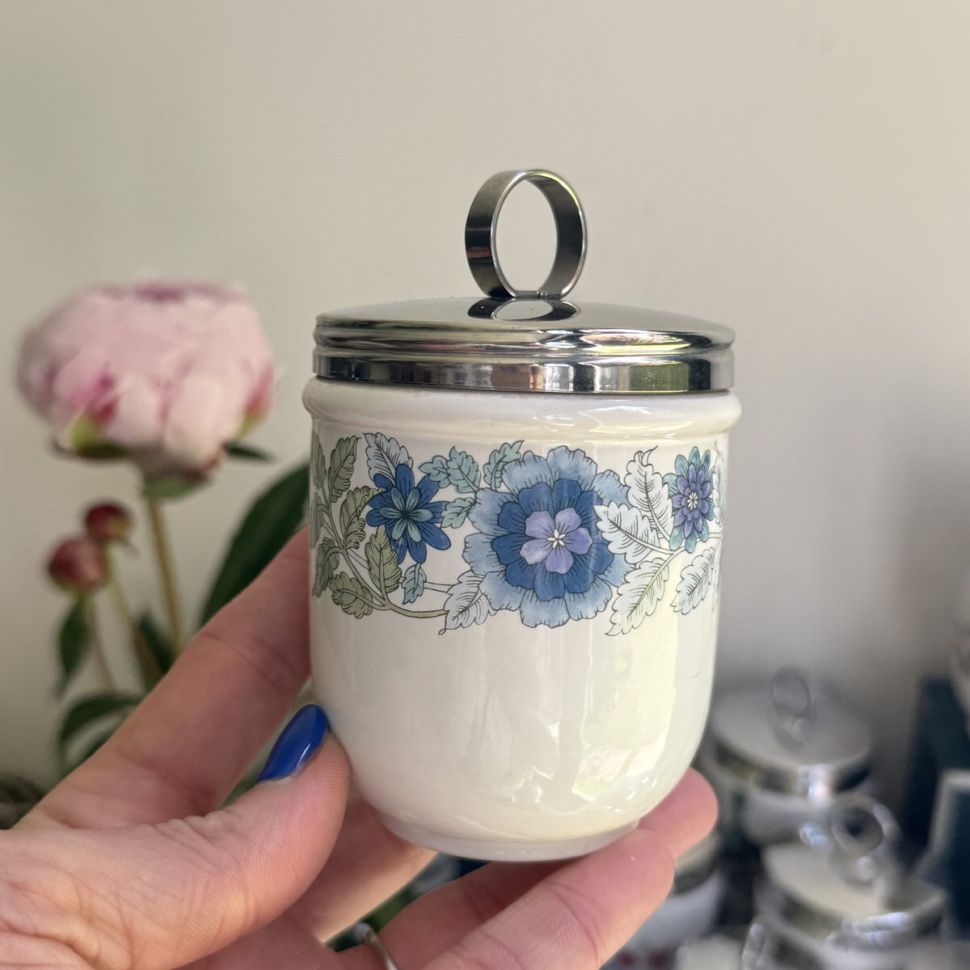 Кодлер на 2 яйца Wedgwood Clementine фарфор Англия 