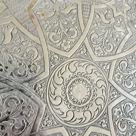 Поднос 63 см Марокко серебрение