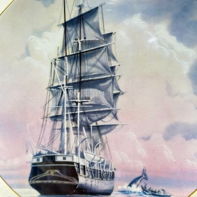 Тарелка Rosenthal Great American Sailing Ships 22 см фарфор Германия