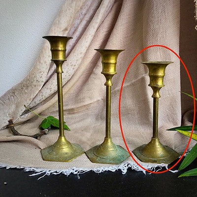 Подсвечник латунь малый