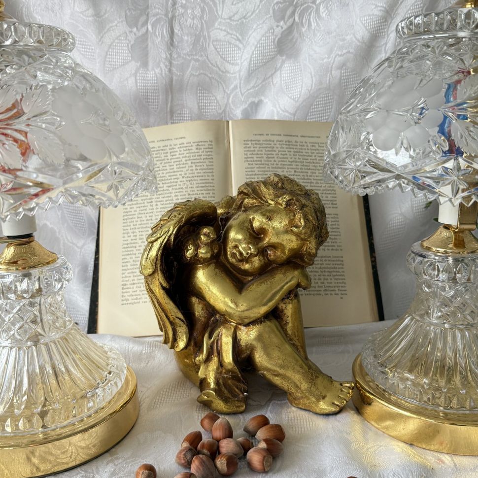 Статуэтка Ангел с птицей 21 см Германия