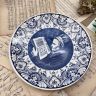 Тарелка блюдо Delfts Портрет матери Рембрандт 39 см Голландия
