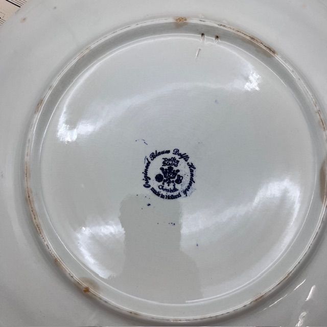 Тарелка блюдо Delfts Портрет матери Рембрандт 39 см Голландия